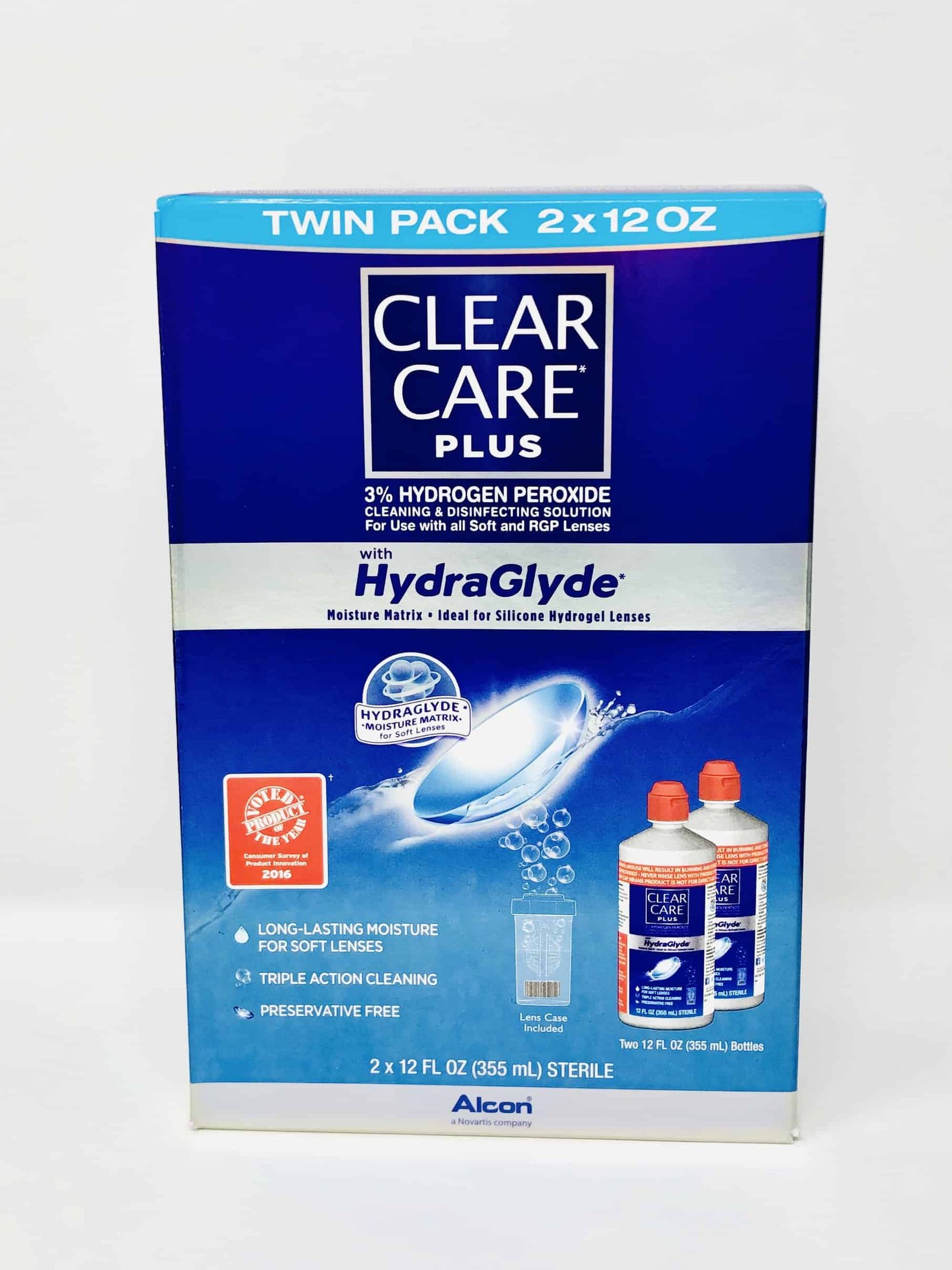 Clear Care Plus 12oz Twin Pack