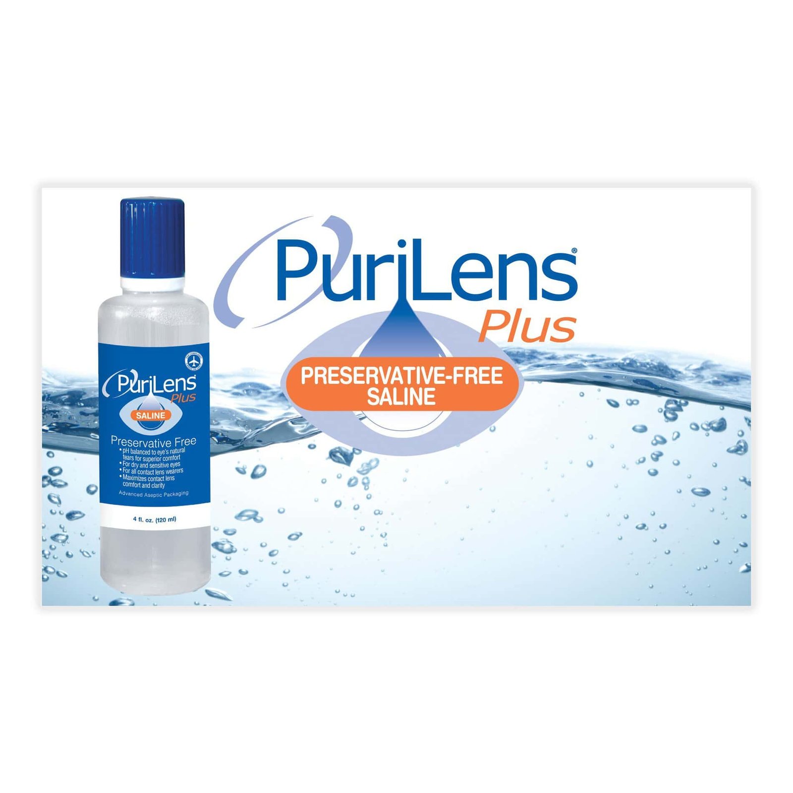 Purilens Plus Saline Case (12 Bottles)
