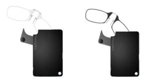 Black Universal FlashCard Case with Reading Glasses